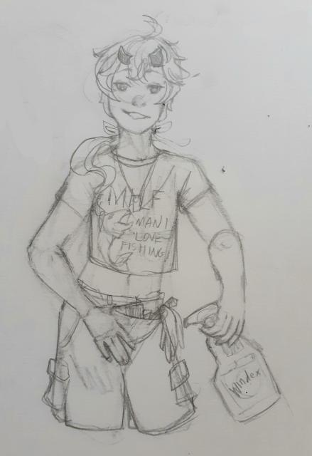 Jackdraws18's tweet photo. my darling friend struck this inspiration right into my head

#thoma #genshin https://t.co/emKYumcEGN