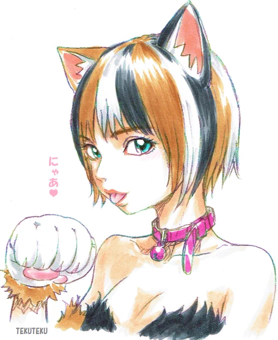 身体で絶対に形状が変わらない(変えてはいけない)のが「脳」なのでオイラは顔を描く際まず脳の形・大きさを意識してそれが入る頭蓋骨のアタリを取る。動く箇所と動かない箇所の把握がないと不自然な歪みが生じるので絵描き初心者の方で脳を意識していないと感じる絵が多いのがちと気になって #イラスト 