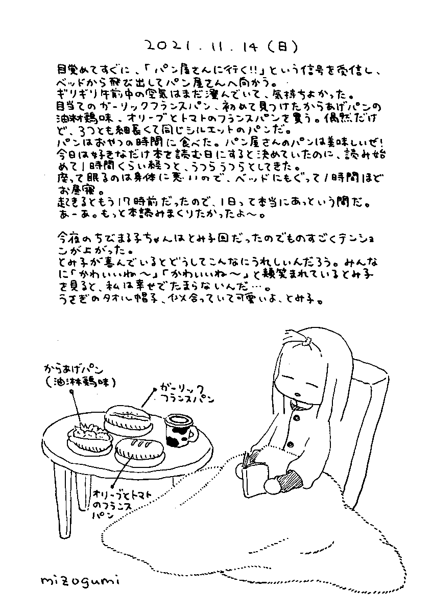 11/14の絵日記 