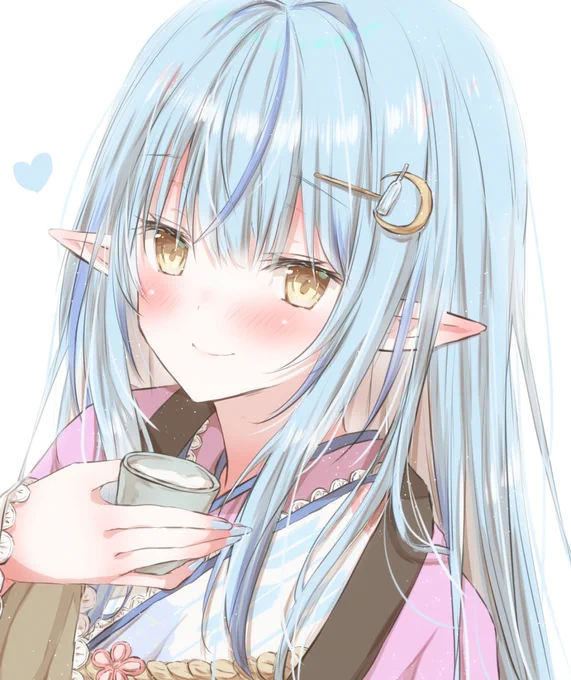 ラミィちゃんお誕生日おめでとうございます🎉✨✨ラミィちゃん大好き💙
#LamyArt 
#雪花ラミィ誕生祭2021 
