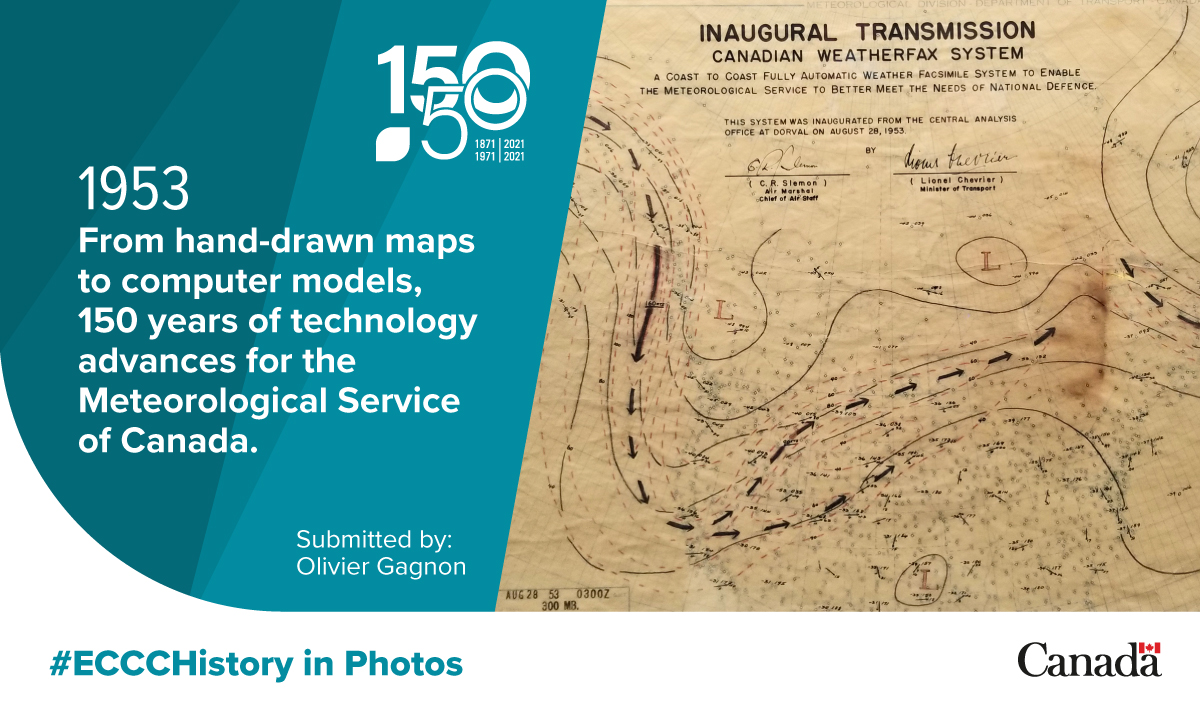 environmentca's tweet photo. #ECCCHistory in Photos:
Learn about the evolution of weather forecasting: https://t.co/K3MBP0mywJ
#ECCC50 #MSC150 https://t.co/25KsszNDbc
