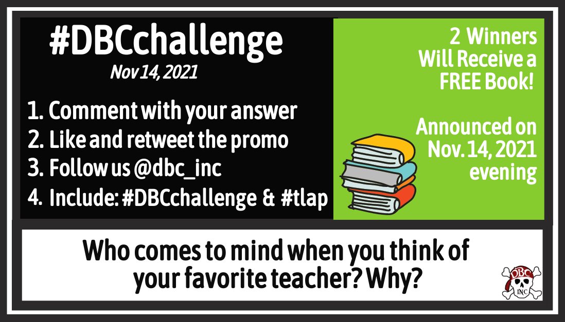 dbc_inc's tweet photo. Win a FREE Book?
#DBCchallenge
2 Winners will WIN a FREE DBC Book of Choice!
Winners=Evening of 11.14.21 
To Enter:
1. Comment w/response to the Prompt Below
2. Add #dbcchallenge +#tlap to Your Tweet
3. Like&amp; RT This Post
4. Follow Us
#dbcincbooks
*Dave's💻https://t.co/dDkrmFQcXr https://t.co/av6zn3lc8h