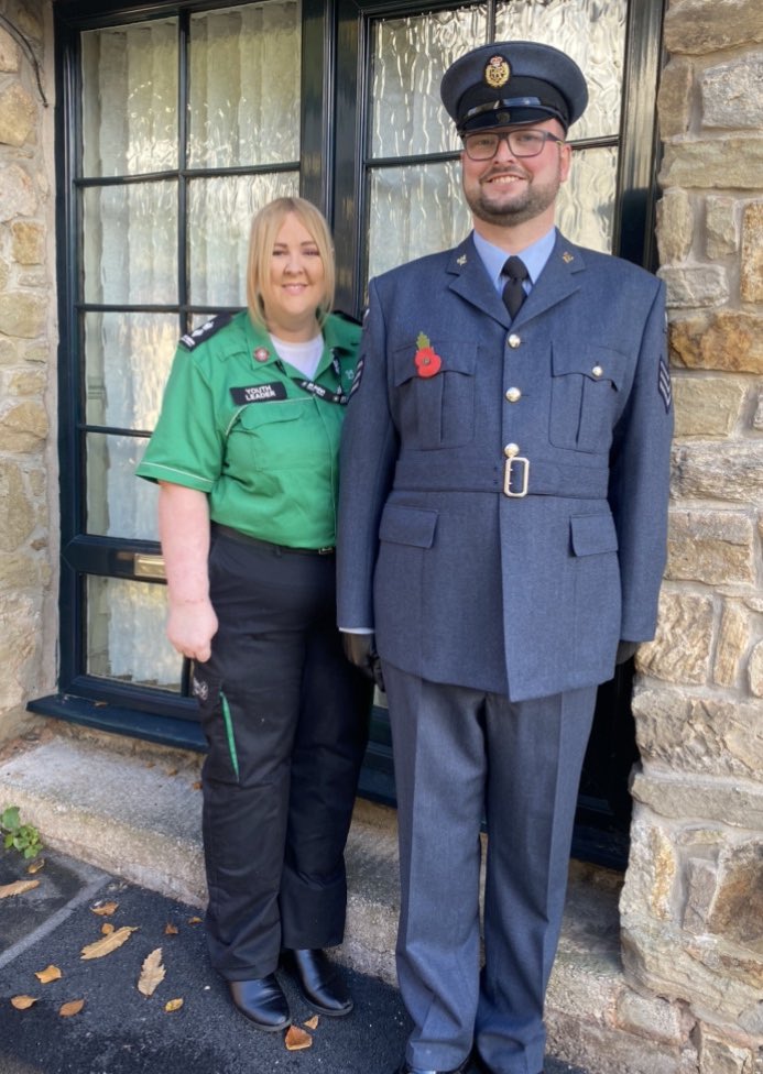 Not only do we serve the community together as the @CoopFuneralcare team for #ConnahsQuay but we also volunteer to do it in our spare time with @SJACymru and @aircadets. Today, we attended Mold Remembrance Service with Cadets to honour those who gave their lives for our freedom