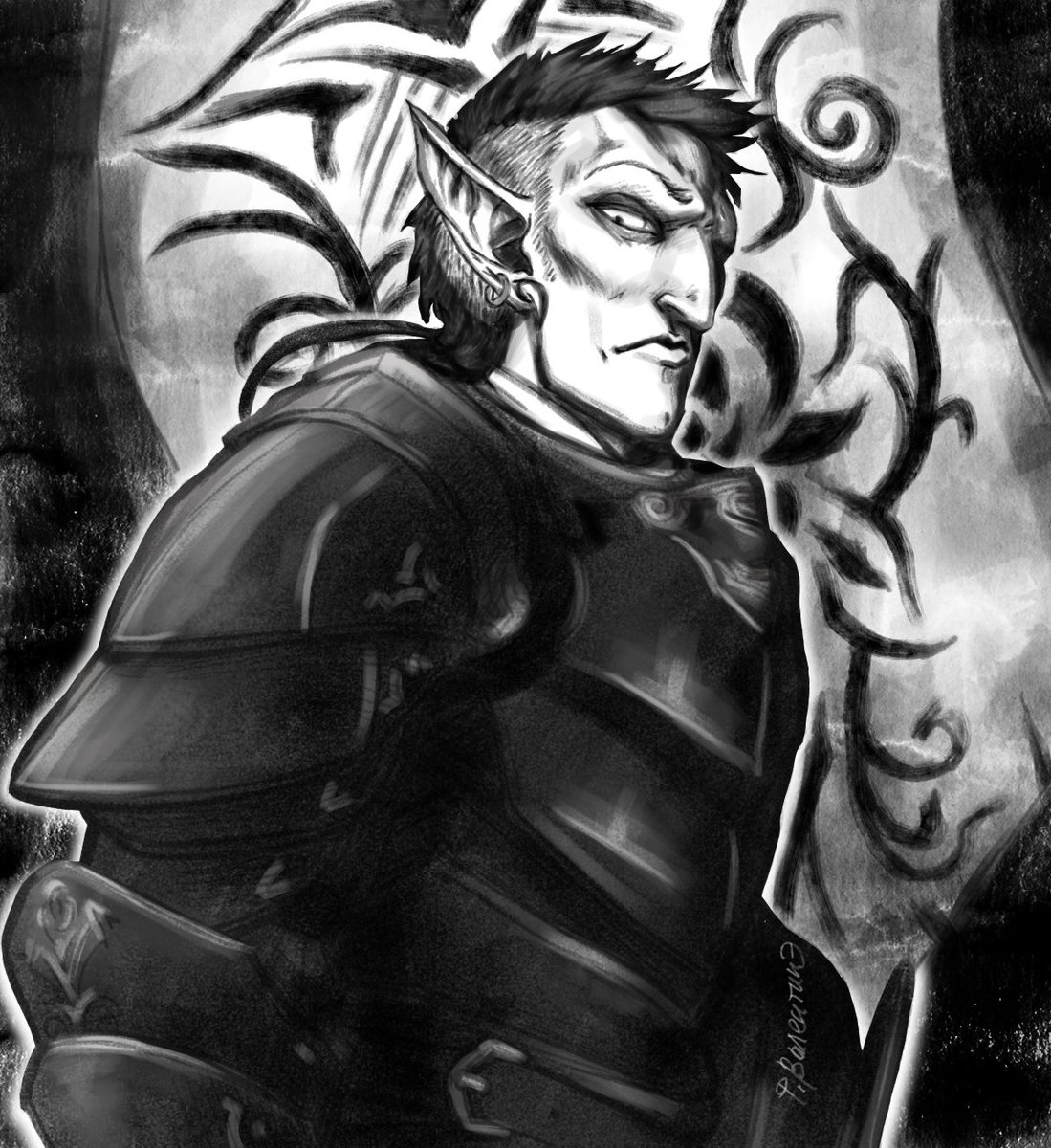 FioreValentine's tweet photo. Nerevar from House Mora
#tes #theElderScrolls #Morrowind #chimer #dunmer #elf #Nerevar https://t.co/S8x9bLKUuN