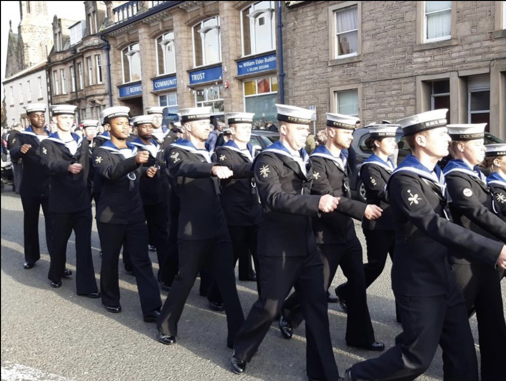KeithMarchant's tweet photo. Photos from this morning’s parades at Berwick, Amble and Belford, more to follow from Alnwick and Rothbury.
It’s so good to be back. https://t.co/nrFL4lVg4D
