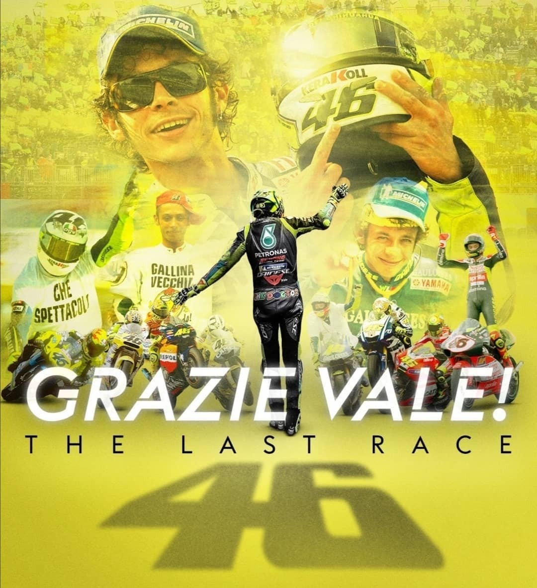 Ach_Ami's tweet photo. Thank You @ValeYellow46 #GrazieVale #ValenciaGP #VR46 #ValentinoRossi https://t.co/oefDxYDQiP