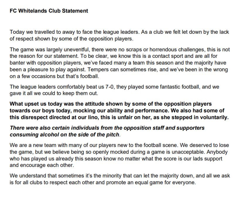 Club Statement <a href="/UTVSL1/">Upper Thames Valley Sunday League</a>