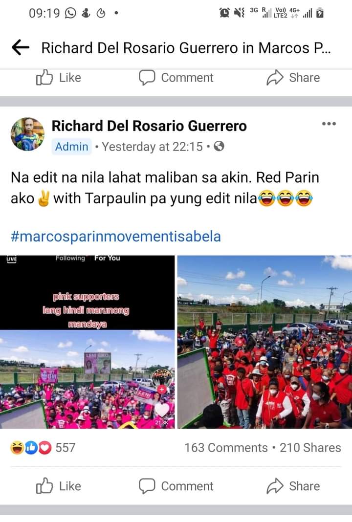 selflessmomma's tweet photo. "Doesn't have to be true. Just needs to LOOK like that"

Pati ba naman BBM caravan ninakaw nyo pa? Edit pa more! 😂 https://t.co/QE8rX2IAgA