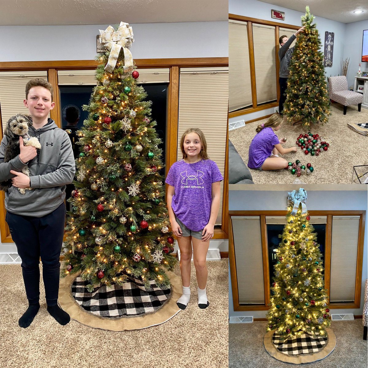 tonyaoswald's tweet photo. Yes, we put our tree up tonight! 🎄 I know it’s early, BUT we are excited!! More decorating to come! 🎄#TisTheSeason https://t.co/8Ff3YoifOP