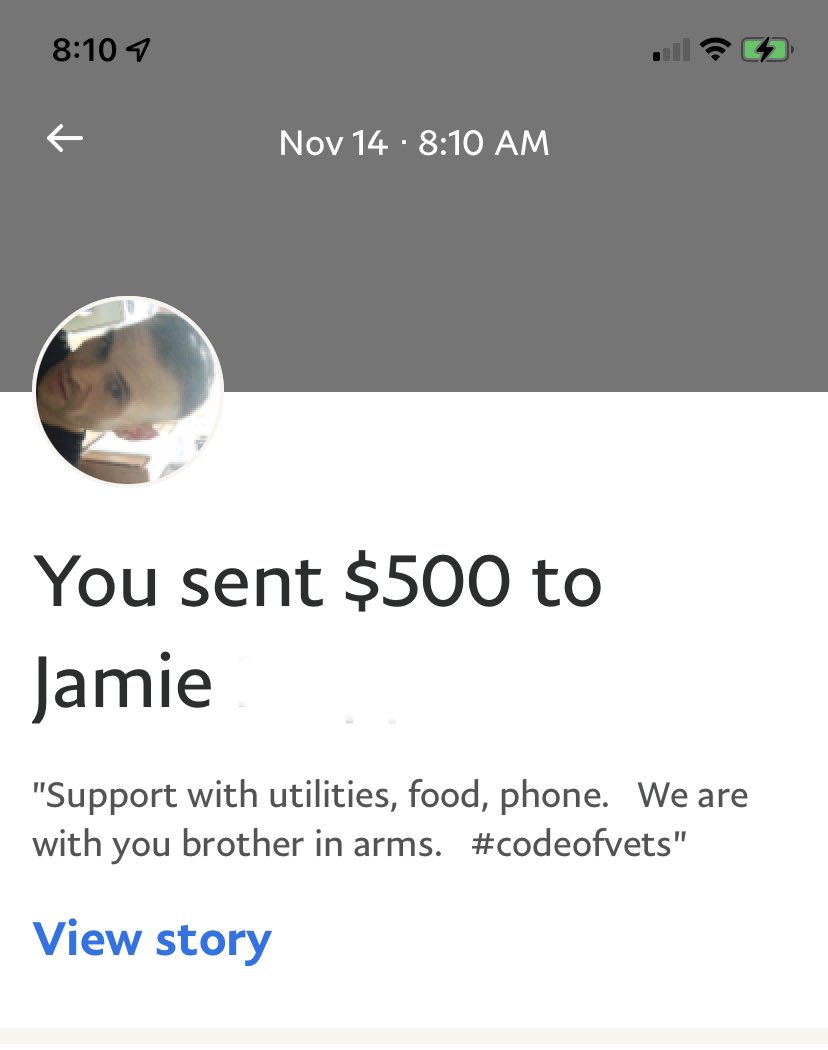 codeofvets's tweet photo. MISSION ACCOMPLISHED
#Algood #TN
Hard working Army vet Jamie needs assistance in catching up on utilities, communication and needs food. $500 utilities, food, phone. https://t.co/Sk3Aqv2wEz
