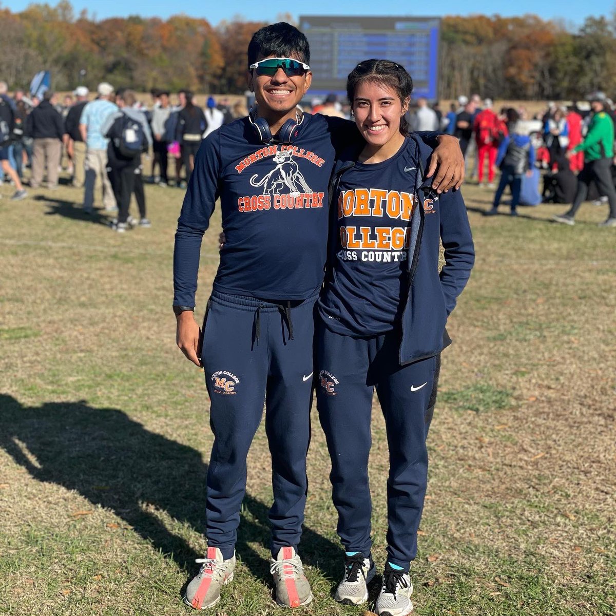 MizCoach's tweet photo. First Season As Head Cross Country Coach At Morton College Comes To A Close Today, As The Panthers Closed Out Their Season At NJCAA Nationals. Honored To Have Been Able To Take These Two Nationals Qualifiers To Compete.#xc #crosscountry #coach #runningcoach #panthers #NJCAA #nats https://t.co/h6IjJNSnzO