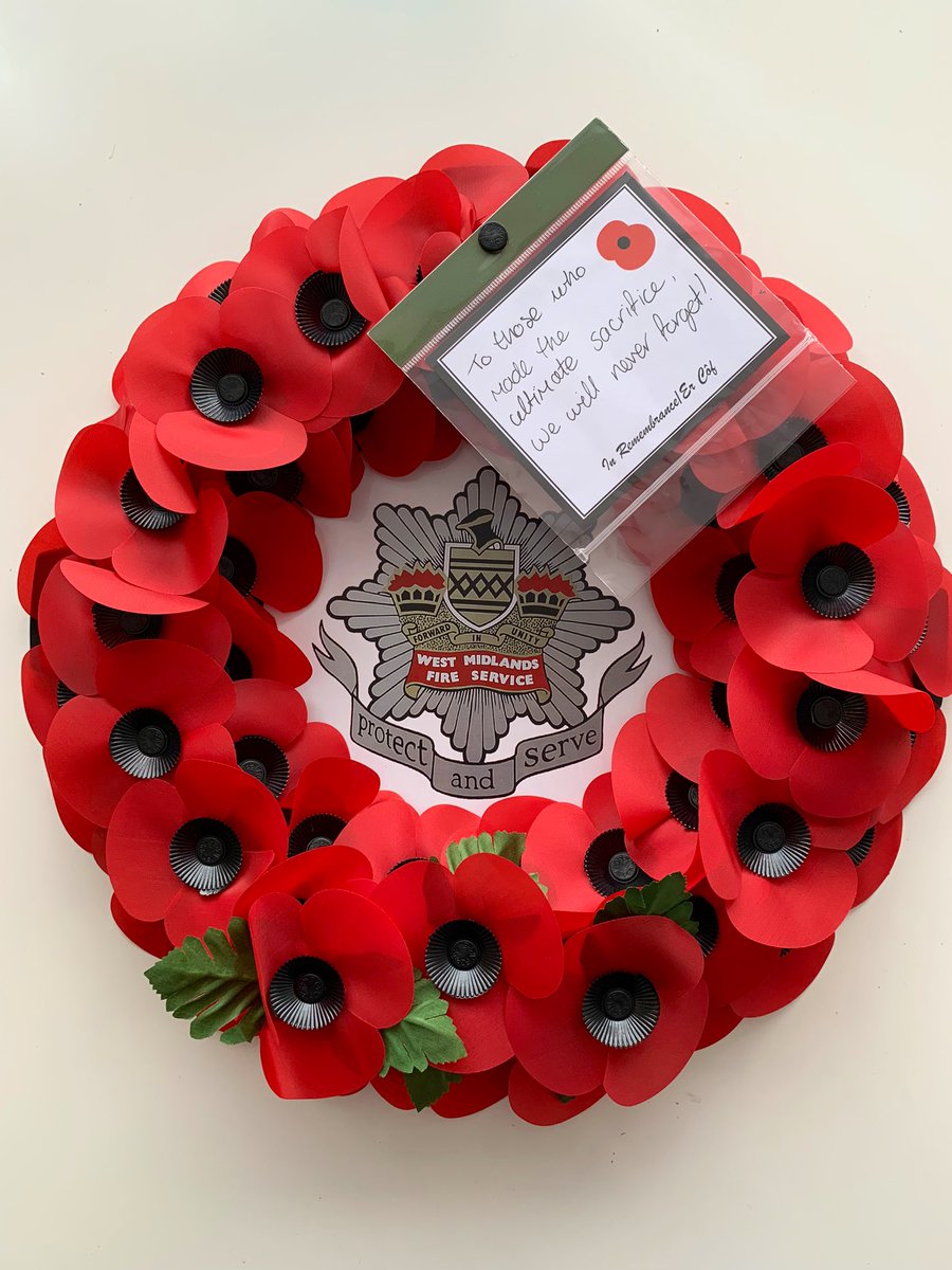 DunnellP's tweet image. Proud and honoured to represent @WestMidsFire at the @Coventry2021 service of remembrance. Crews from @WMFSCanley @WMFSBinley @WMFSCoventry @WMFSFoleshill represented. #LestWeForget
