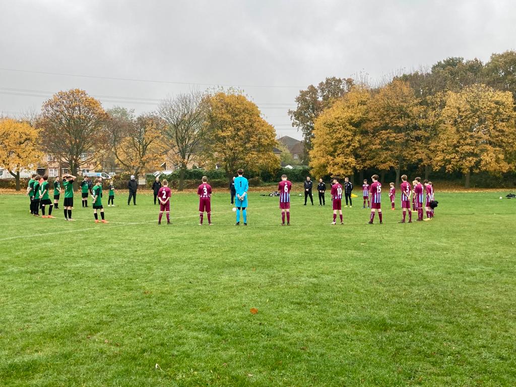 ClaretsWare's tweet photo. Paying our respects before progressing on to the 4th round https://t.co/YVxDUpDyod