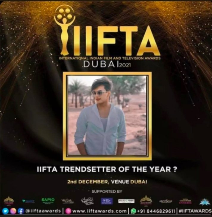 I nominate #MohsinKhan as the IIFTA Trendsetter Of The Year 2021. #iiftawards2021 #IIFTAMOHSINKHAN @iiftawards @iift_official