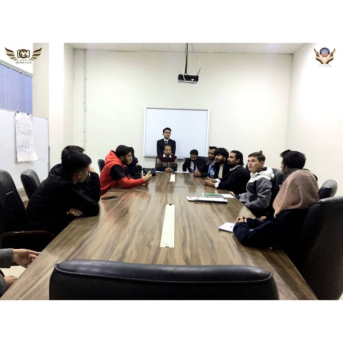 MediaClub_B's tweet photo. Meeting of new cabinet directors of BUITEMS Media Club.

Pictures by Syed Aoun Abbas. https://t.co/QGrZeLlZzm