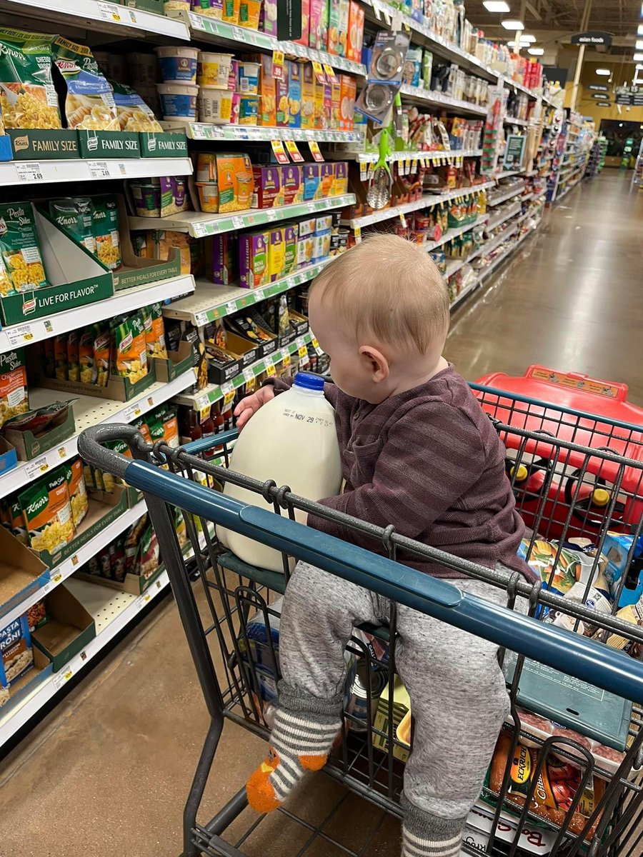 Let’s Go Krogering, Krogering, Krogering. Let’s go Krogering, we had so much fun! Baby’s first trip to the grocery store! <a href="/kroger/">Kroger</a> 🛒