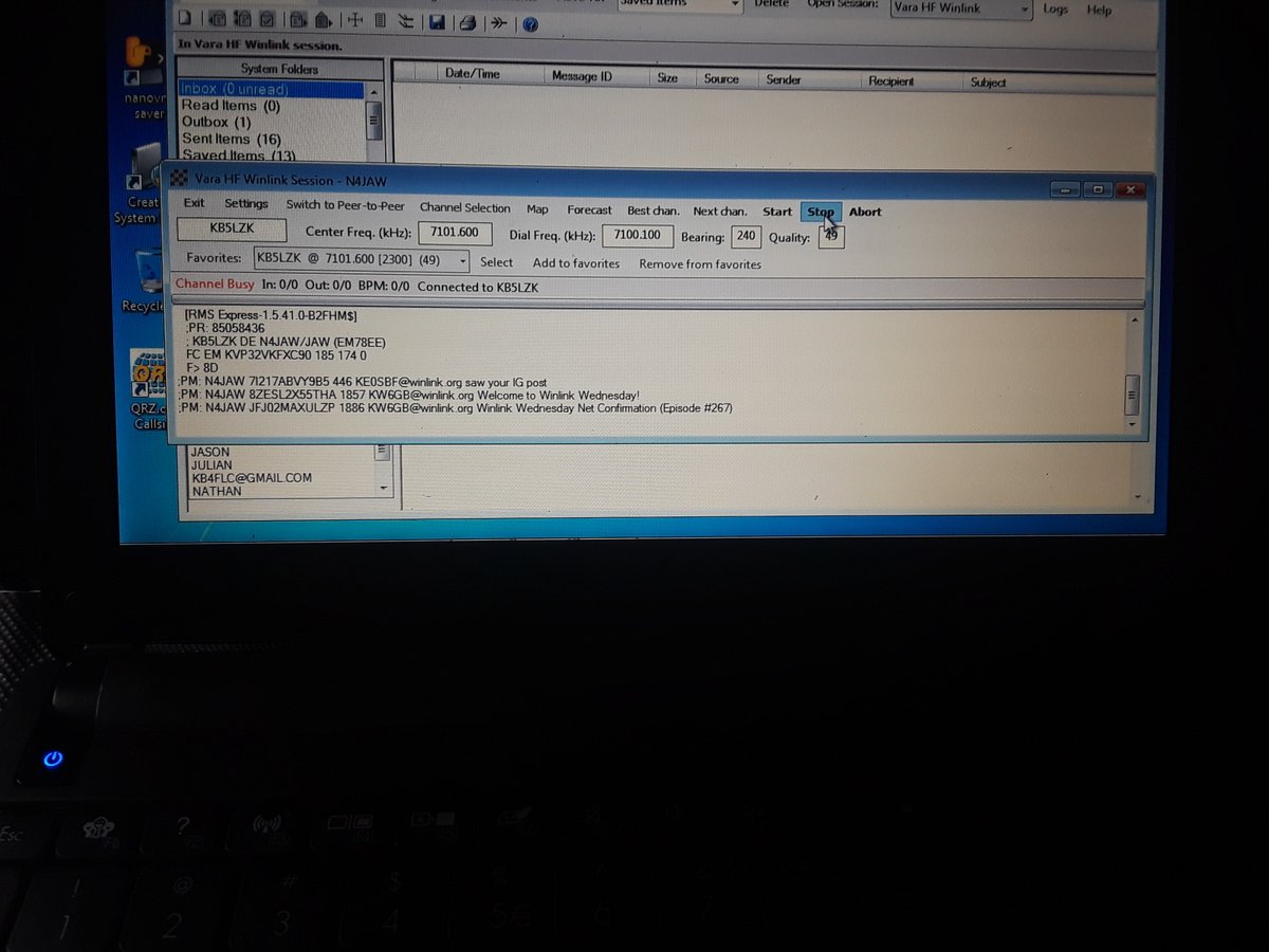 N4JAW's tweet photo. Want to learn about Winlink? Join https://t.co/v6hHpf3cmj today, Sunday 11/14, 5pm EST/2pm PST for a free course live streamed on https://t.co/CfEaMFKmYI, or YouTube, or Facebook . #winlink #EcComm #emergencycommissions #amateurradio #hamradio https://t.co/VHqJZgD4BF