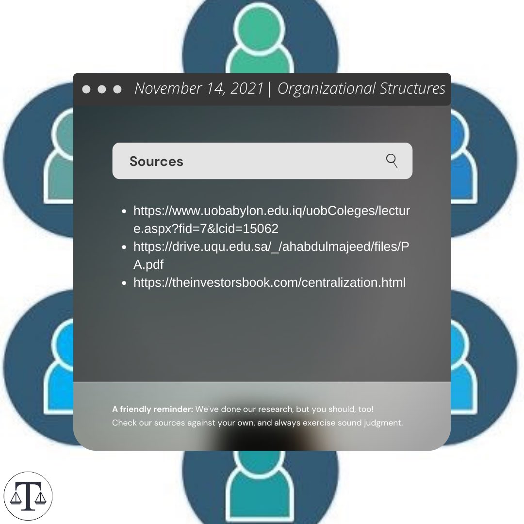 livetruthbetold's tweet photo. Is centralization constructive or destructive in societies? Balancing centralization & decentralization is a key issue in the design of organizational structures.
Join us on the journey to justice!
#truthbetold #centralization #organizationalstructures #organization #structures https://t.co/G4mIt4Jy3R