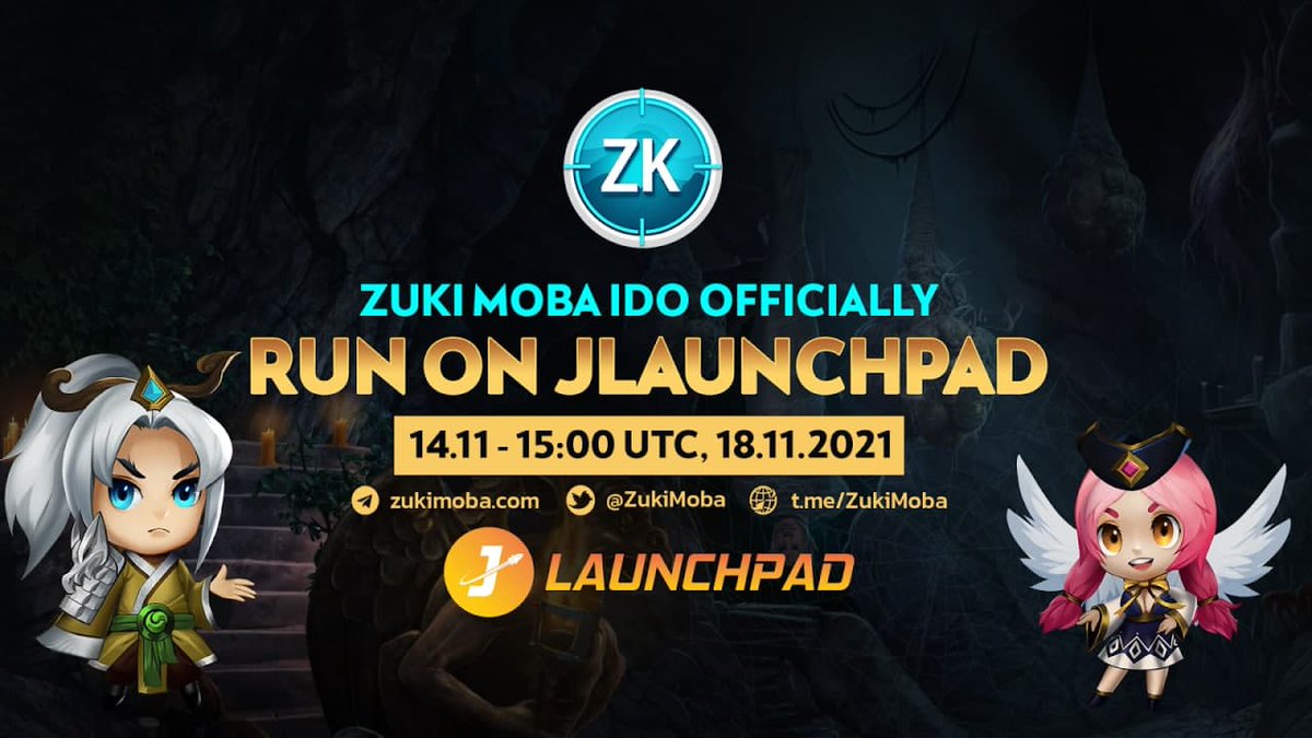 🍀ANNOUNCEMENT OF ZUKI MOBA IDO ON JLAUNCHPAD 
📌More detail here: t.me/ZukiMoba/152

#ZukiMoba #NFT #GameFi #Metaverse #NFTGame #PlayToearn #BSC #Binance #Smartchain #MVB #MVBIII