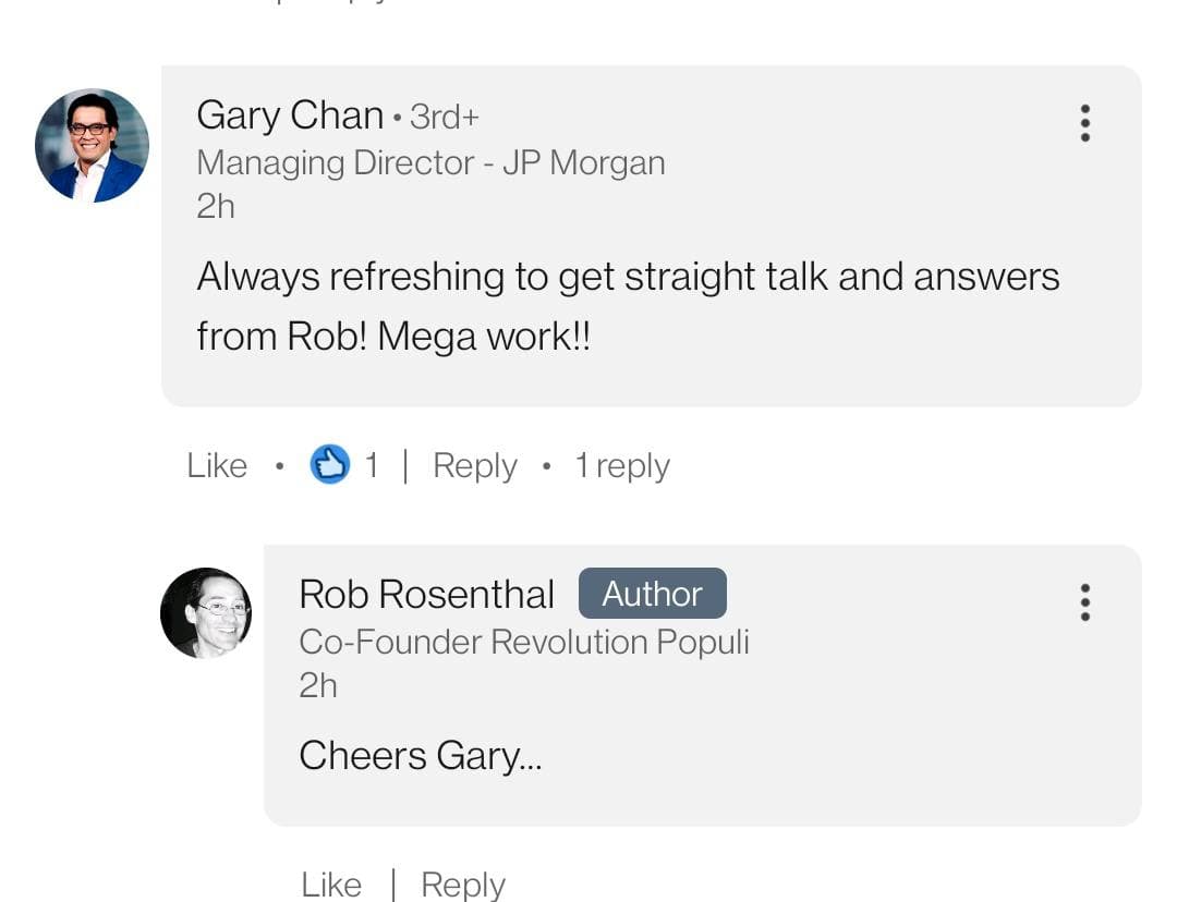 Gert721107's tweet photo. @CryptoMichNL $KDA at 3.5B Mcap
$RVP at 92M without any marketing yet

L1 100,000 tps
GOING LIVE IN Q4
team tokens locked for 18months

JP Morgan put their own advisor in the team to make sure their #Crypto clearing house is tailor made for the industry

Lead by Yale prof and GS veteran

IYKYK https://t.co/J4gstcK0KW