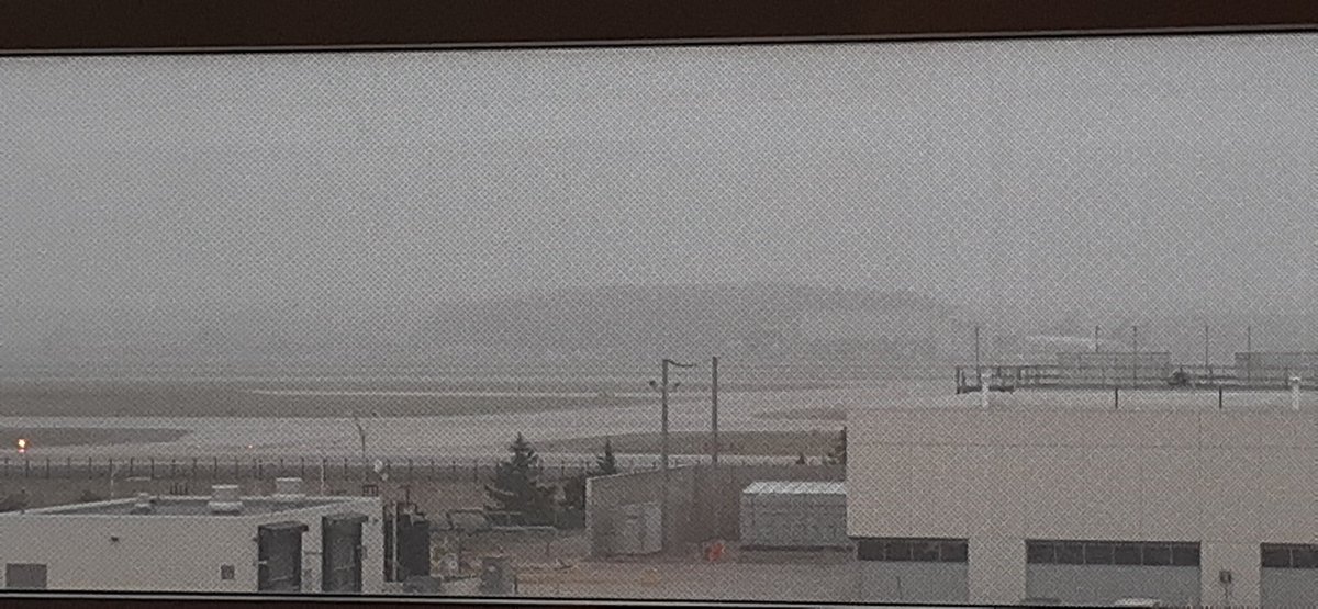AquaBugg's tweet photo. First Snow, Nov.14,2021. Detroit Metro Airport. #KDTW https://t.co/oGQP4rVNxp