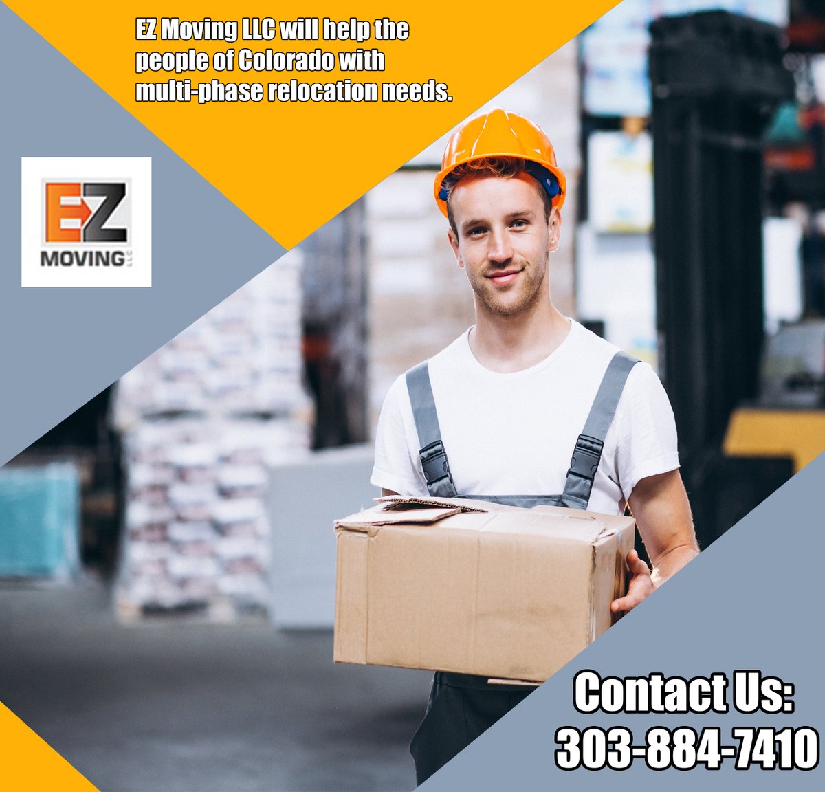 EZMovingLLC1's tweet photo. EZ Moving LLC will help the people of Colorado with multi-phase relocation needs. So, what are you waiting for? Check out https://t.co/jtxVOLakuQ  asap! #movingday #relocation #storage #home #newhome https://t.co/3MkG20xEn8