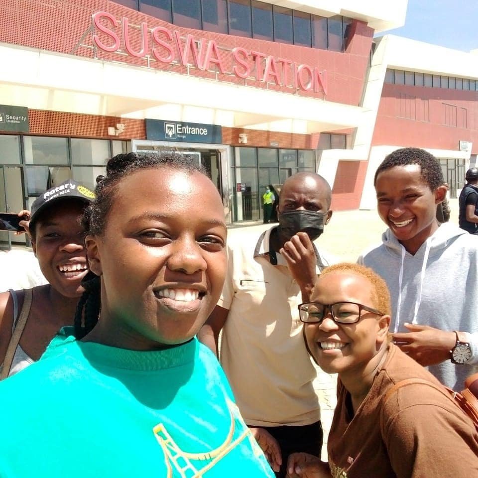 RAC_CUEA's tweet photo. Yesterday we joined @Rotaract_ANU on their team building activity in Suswa,Narok. We travelled using the SGR from and back to Ongata Rongai and had an amazing experience with the team. We really appreciate the invite and look forward to more interaction https://t.co/HOpXsLz0Yo
