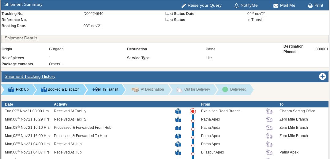 Mostlykohli's tweet image. Dtdc courier service will be stuck more then 5 days ⁦
@DTDCIndia
⁩ 
@DTDCIndia
⁩  #lateservice try to reach you last three days tracking no-D00224640