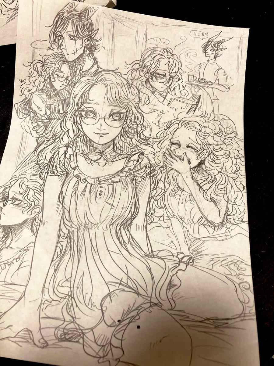 夜のメイヴィスと、メフィストの落書き 