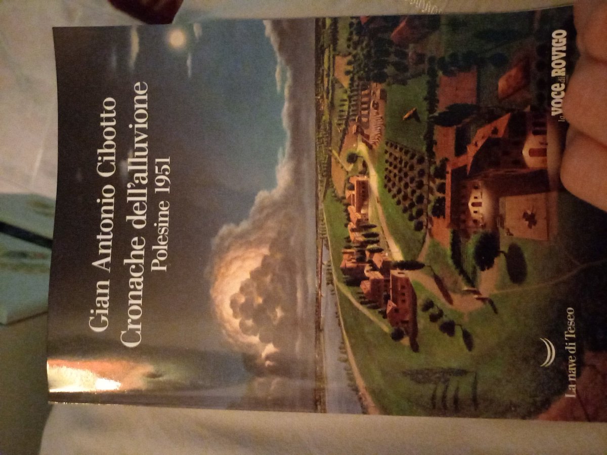 AnitaCezza's tweet photo. Super @Pennacchiiiii la racconti a modo tuo al resto del #Veneto e d'Italia l'alluvione del #Polesine che ricorre oggi? Qui un libro bellissimo di Cibotto e un passaggio su come i rodigini benestanti passavano il tempo mentre le campagne 'affogavano' https://t.co/pQp9I3M1Z2