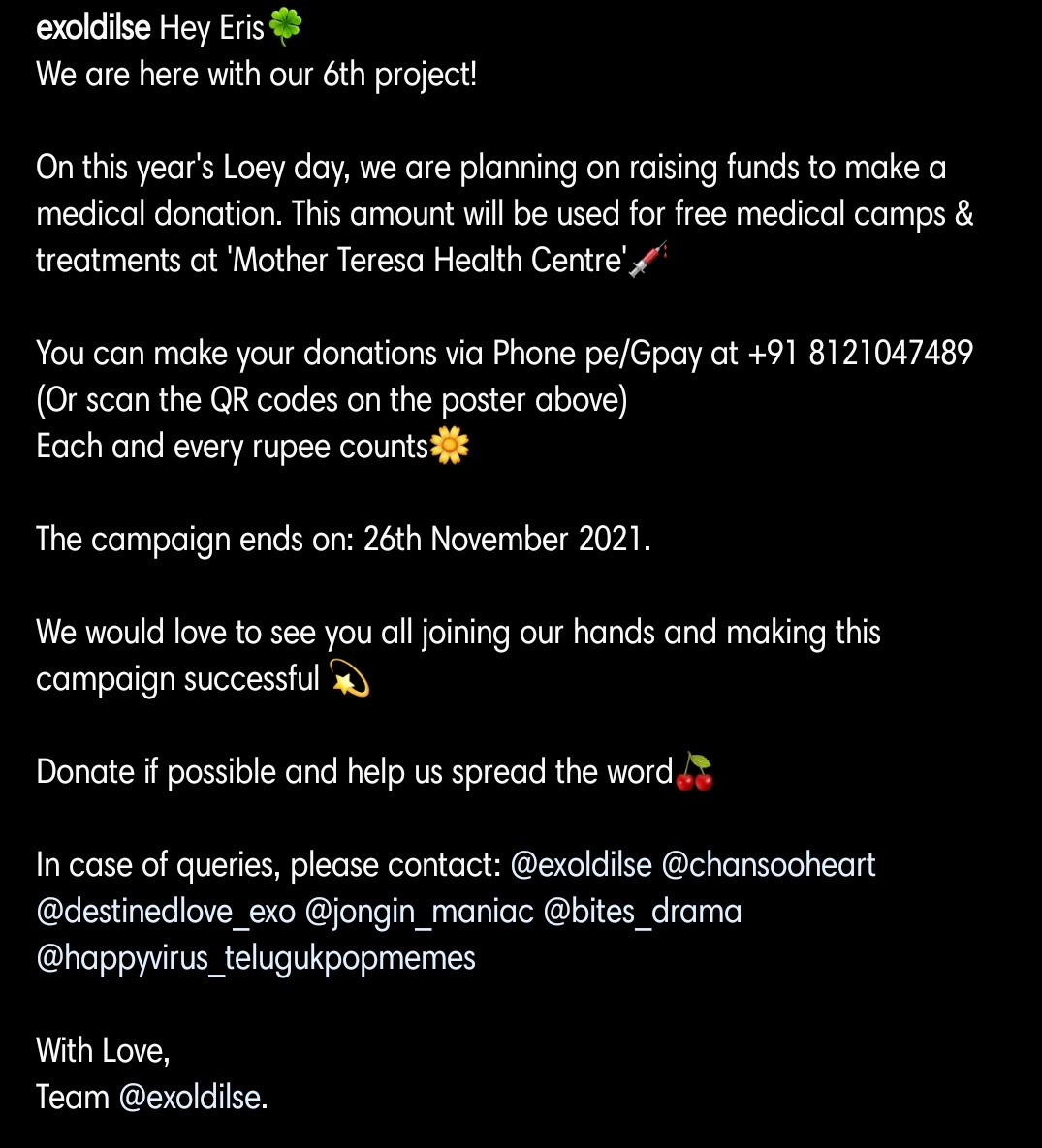 exoldilse's tweet photo. Chanyeol birthday project by us Indian exols #chanyeolbirthdayproject
@weareoneEXO @B_hundred_Hyun @layzhang https://t.co/UzQhvtlmGq