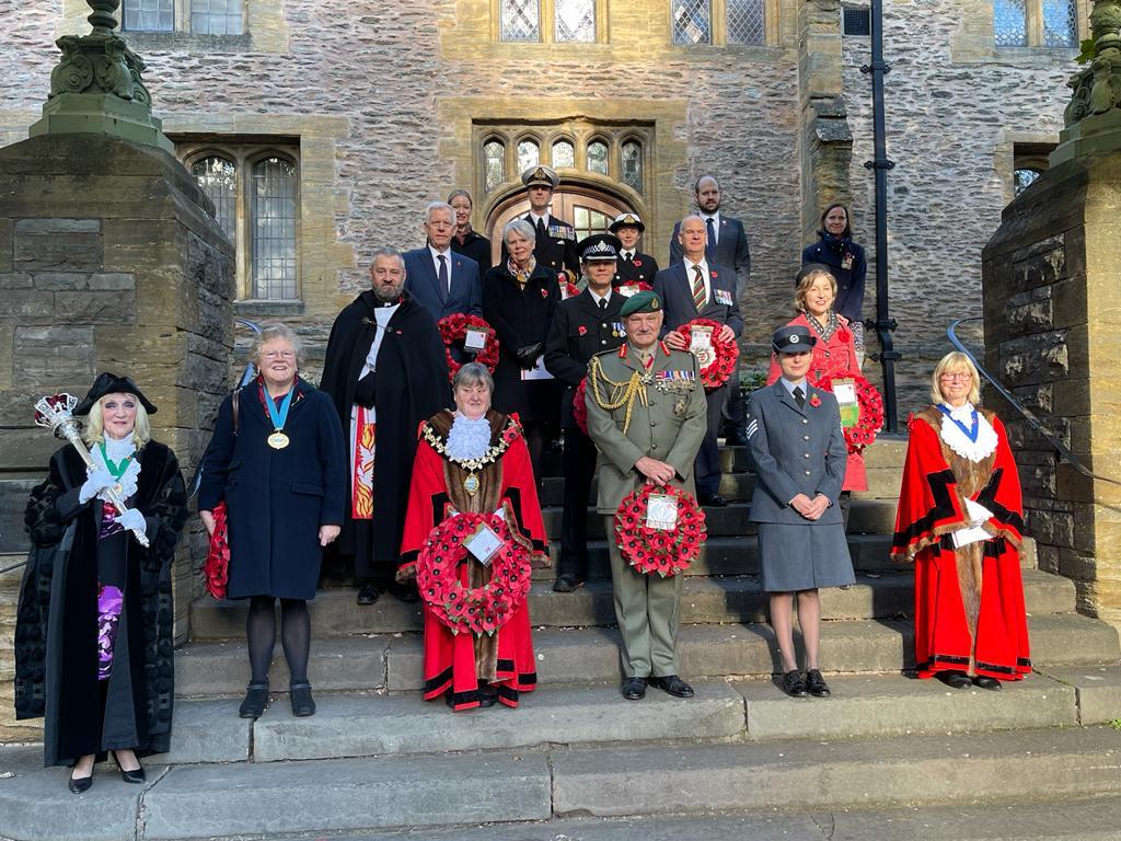 pow_rebecca's tweet image. Joining the Remembrance service and poignant  events in Taunton this morning to pay respects to all those who paid the ultimate sacrifice to keep us safe and free. #RemembranceSunday #LestWeForget @DJAFothergill @ShelfordMark