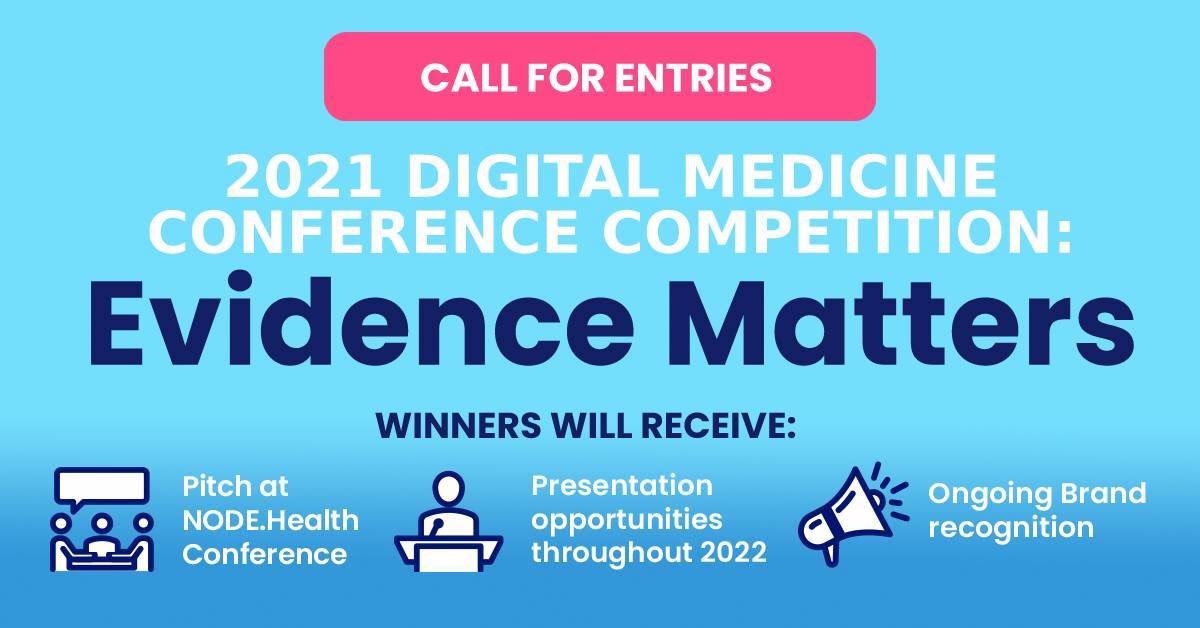 nodehealthorg's tweet photo. Reminder: TODAY is the DEADLINE to submit to the 2021 Digital Medicine Conference Evidence Matters Competition!
Submit now: https://t.co/CYIgSmPTVq
#digitalhealth #digitalmed #digitalmedicine #MedEd https://t.co/gWQAczujXv