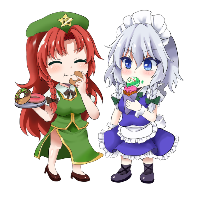 咲夜さんと美鈴 