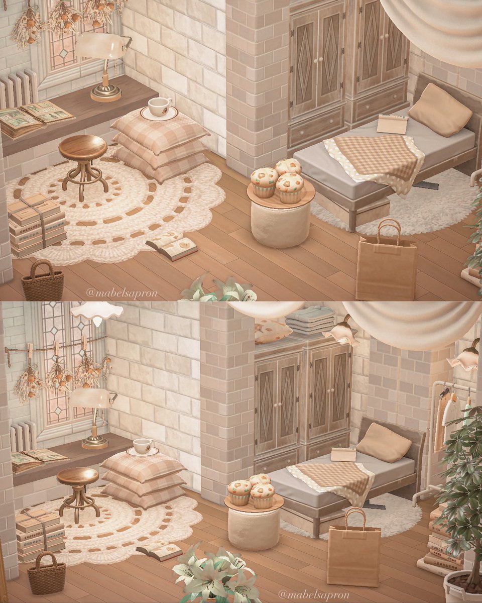 mabelsapron's tweet image. soft and cozy bedroom☁️☕️

#AnimalCrossingNewHorizons #ACNH #AnimalCrossing #AnimalCrossingDesigns