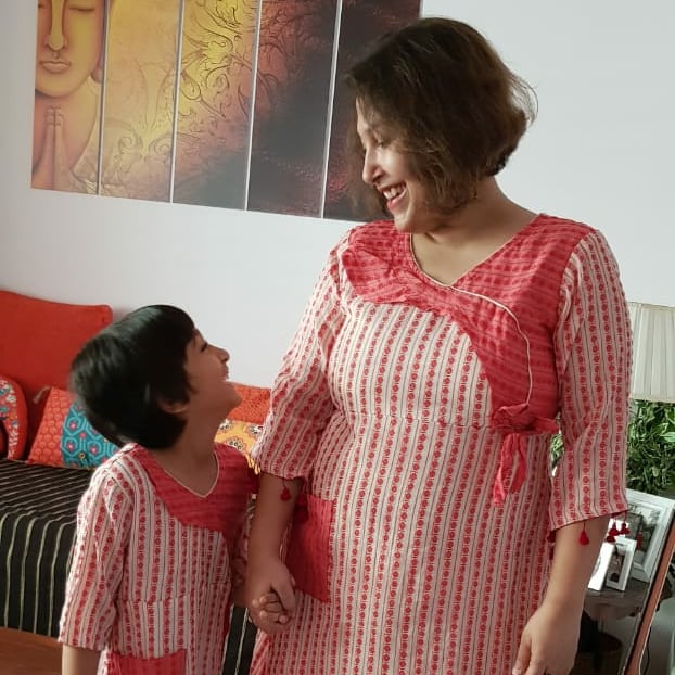 Our children are our best mirror! 
May they reflect love, respect and a lot of fun.
#HappyChildrensDay!

In frame, little R twinning with her mom and daughter twinning and spreading joy.
love <3