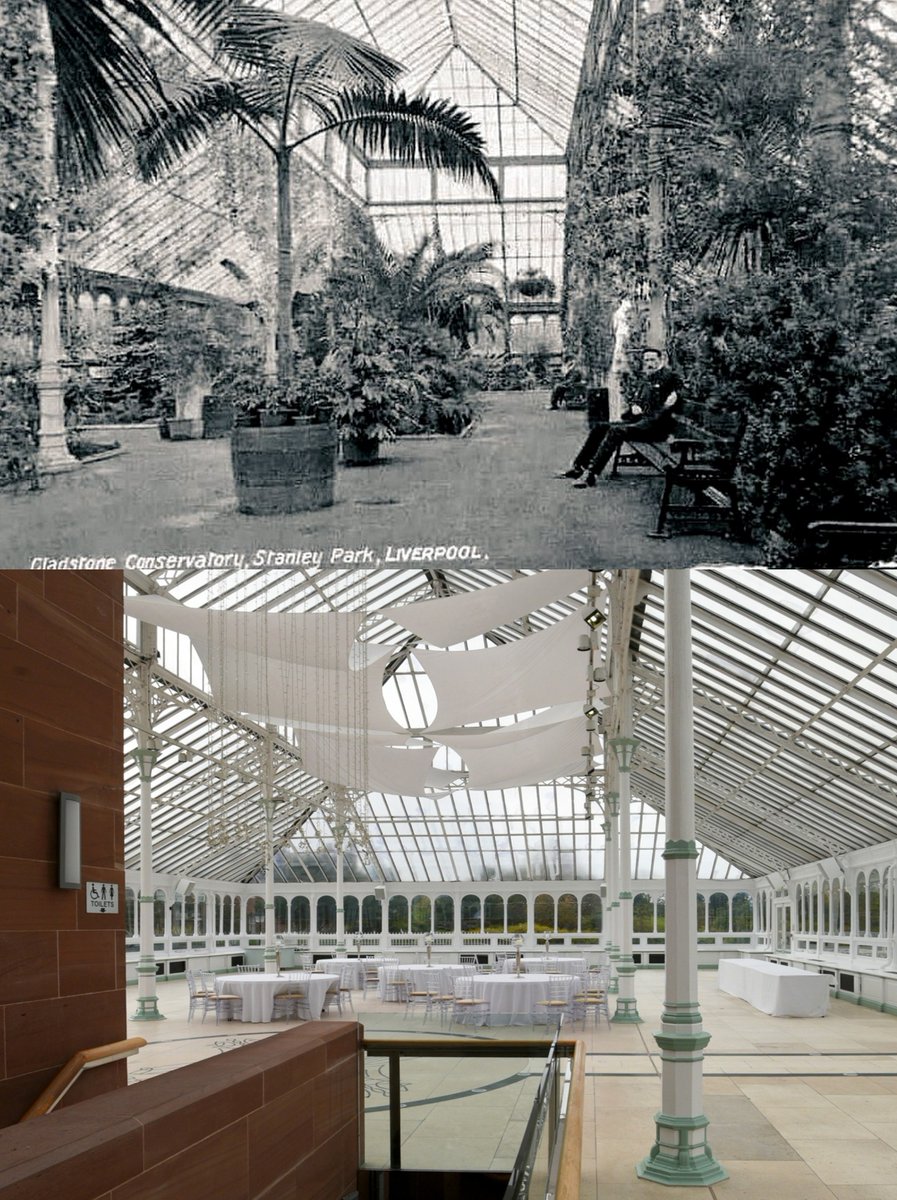 Gladstone Conservatory, Stanley Park, 1900s and 2021

theislagladstone.co.uk