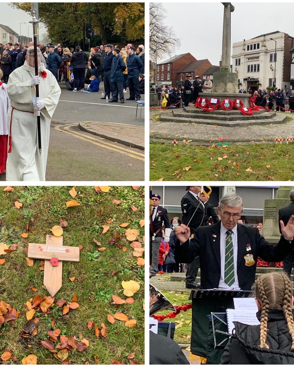 Events have been held in villages, towns and cities across the district of Cannock Chase, surrounding area and across the wider UK.
We were honoured to be able to perform today 🎺🎶 as we paid our respects to the fallen 🙏
#WeWillRememberThem