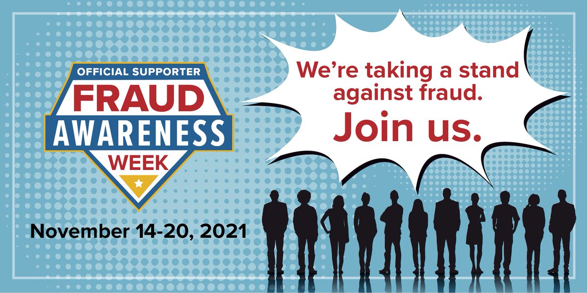 insurancecrime's tweet photo. Today kicks off #FraudWeek 2021! NICB is proud to take a stand against fraud. Stay tuned this week for helpful anti-fraud tips and how our organization is uniquely positioned to fight #InsuranceCrime & #Theft.
#InternationalFraudAwarenessWeek #InsuranceCrime #IndustryPartnership https://t.co/w1UzwLaIyP
