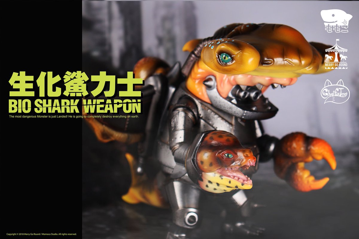 _myplasticheart's tweet photo. Devil Shark has taken on a new form! Bio Shark Weapon takes the original design by @momocostudio and fuses it with the work of @ghostfoxtoys to create a new unique creature. Available for pre-order now at https://t.co/1C8SIhuMCg #devilshark #bioweapon
https://t.co/qb2juZTkFo https://t.co/Tt25dH7NRp