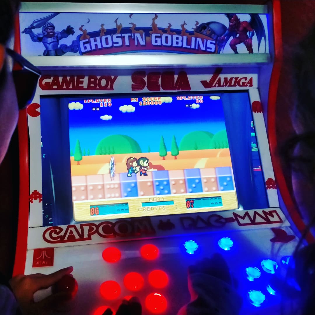 Bonfa2k's tweet image. Prima di cena. #arcade #mame #DynamiteDux #AlexKidd #MarbleMadness