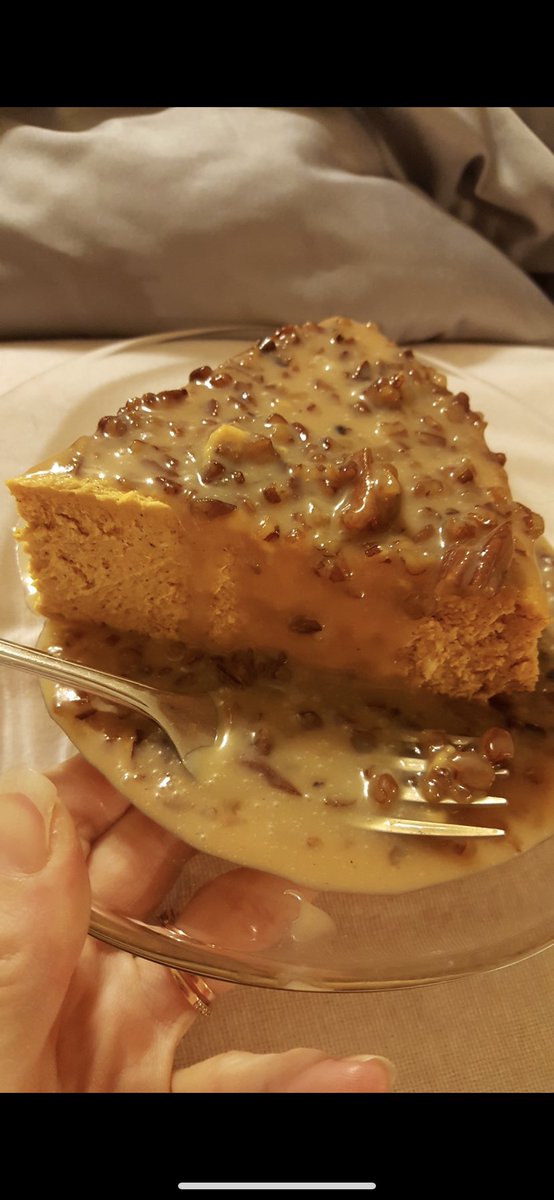 KKre8tiv2's tweet photo. #PumpkinMaplePecanCheesecake I’ve made this many times! It’s so good…&amp; rich! But, there will also be traditional #pumpkinpie at the dinner. Should I venture out? Can there ever be too much #pumpkin ?  #grahamcracker #choppedpecans #realmaplesyrup #phillycreamcheese https://t.co/PF6CpxFPxI