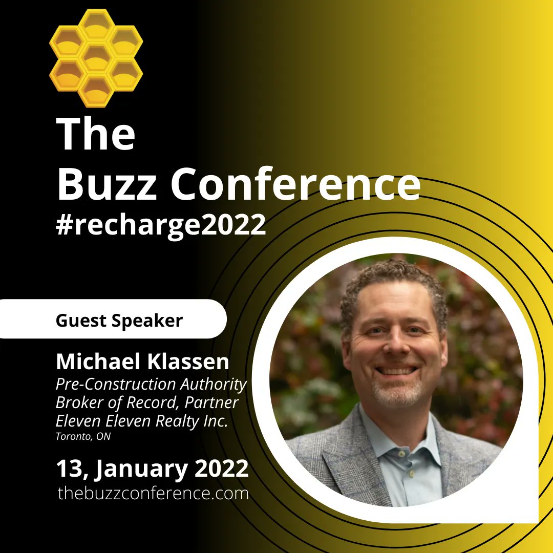 1111Realty's tweet photo. We are so excited to announce that our very own Micheal Klassen will be guest speaking at The Buzz Conference #RECHARGE2022!
#thebuzz #thebuzzconference #recharge2022 #crea #orea #trreb #royallepage #remaxcanada #exitrealty #exitrealtycorp #theagency #1111realty https://t.co/WqChC39rke