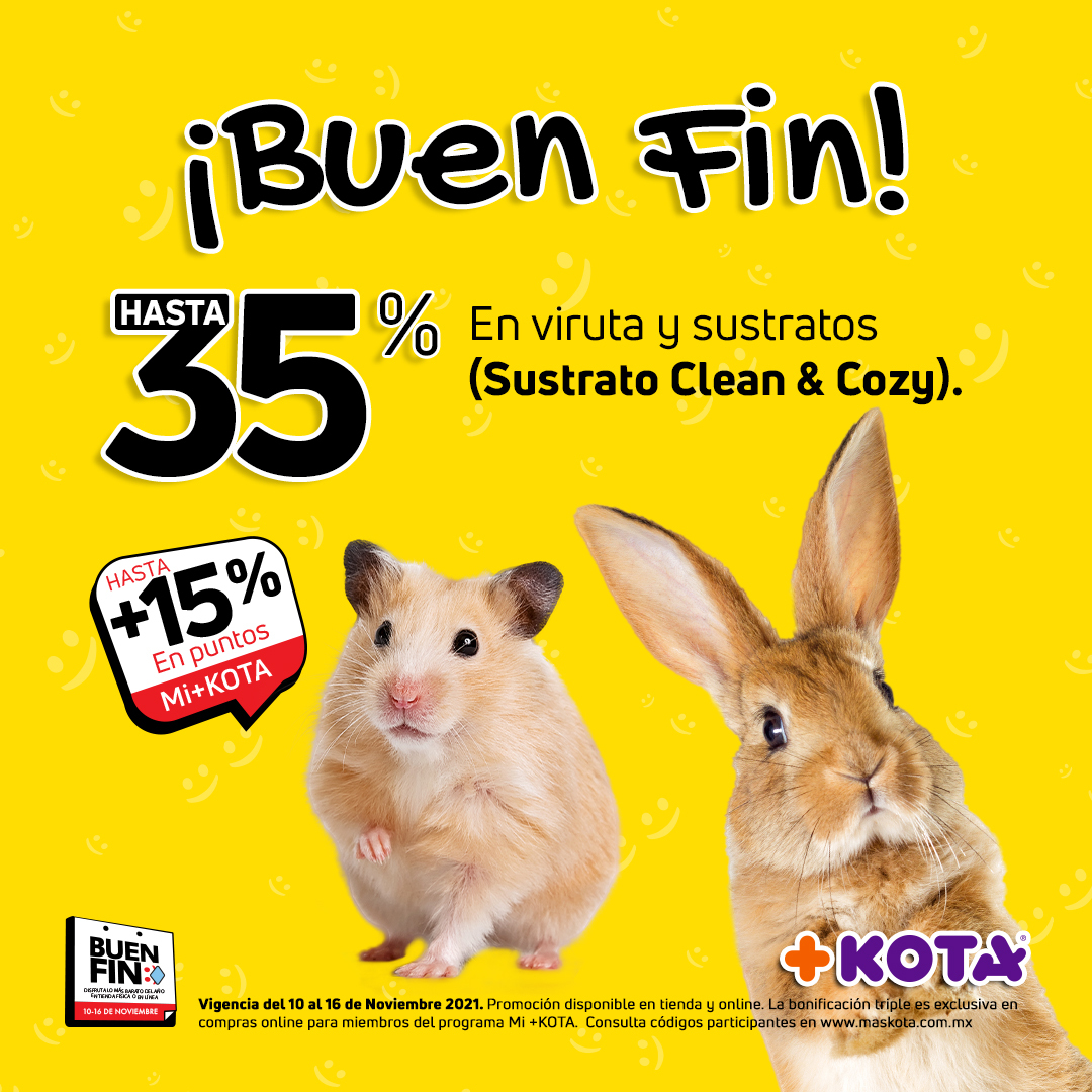 ¡Esto se pone cada vez mejor! 🐾 Visita tu sucursal más cercana o compra en nuestra página web, ¡No esperes más! maskota.com.mx/pages/buen-fin 📣