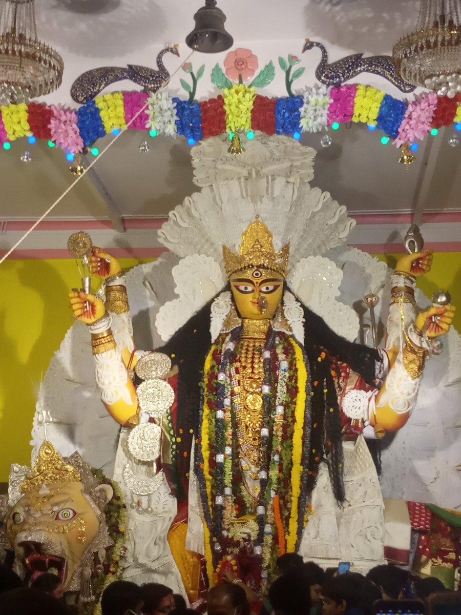 TenisMahato's tweet image. শ্রী শ্রী জগদ্ধাত্রী পূজা
বুড়ি মা দর্শন #Krishnagar 14.11.2021