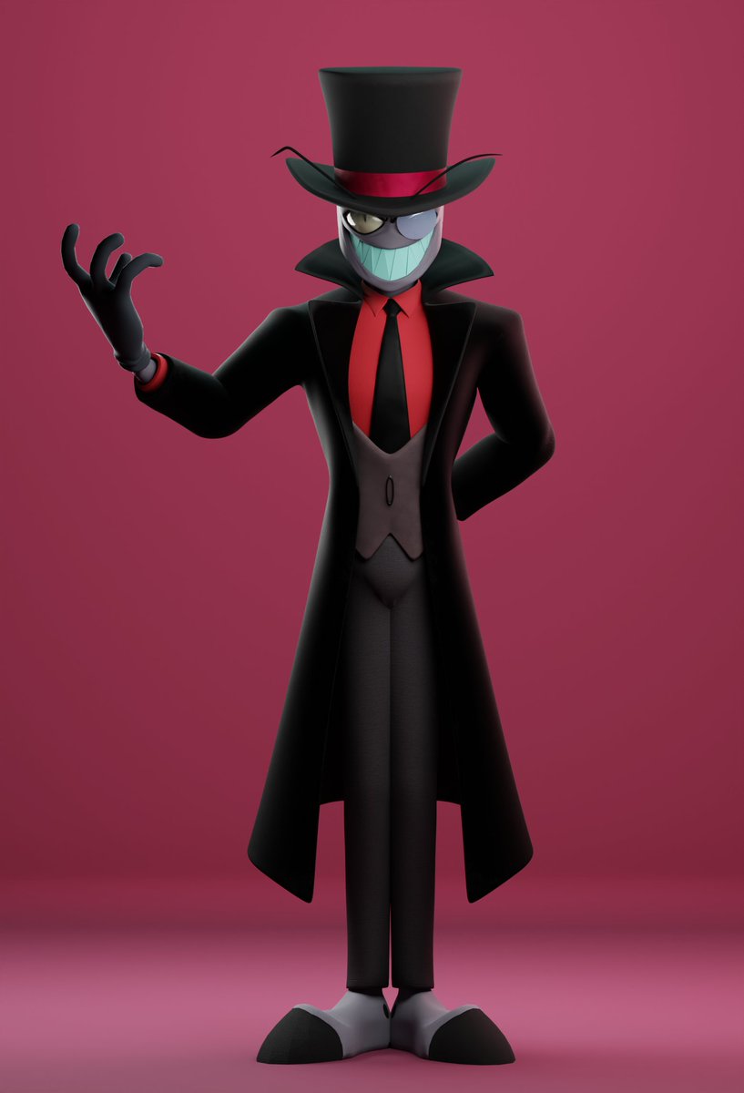 graysonwinston1's tweet image. To be honest, I'm very pleased with this result. Here's Black Hat from Villainous!
Made in Blender 2.93
Rendered with Cycles
#Villainous #Villainousfanart #Villanos #VillanosCartoonNetwork #Villanosfanart #BlackHat #blender #Blender3d #BlenderCycles #digitalartwork #3D #3dart