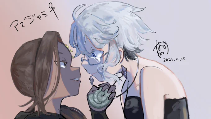 #twst_女体化アズジャミ 