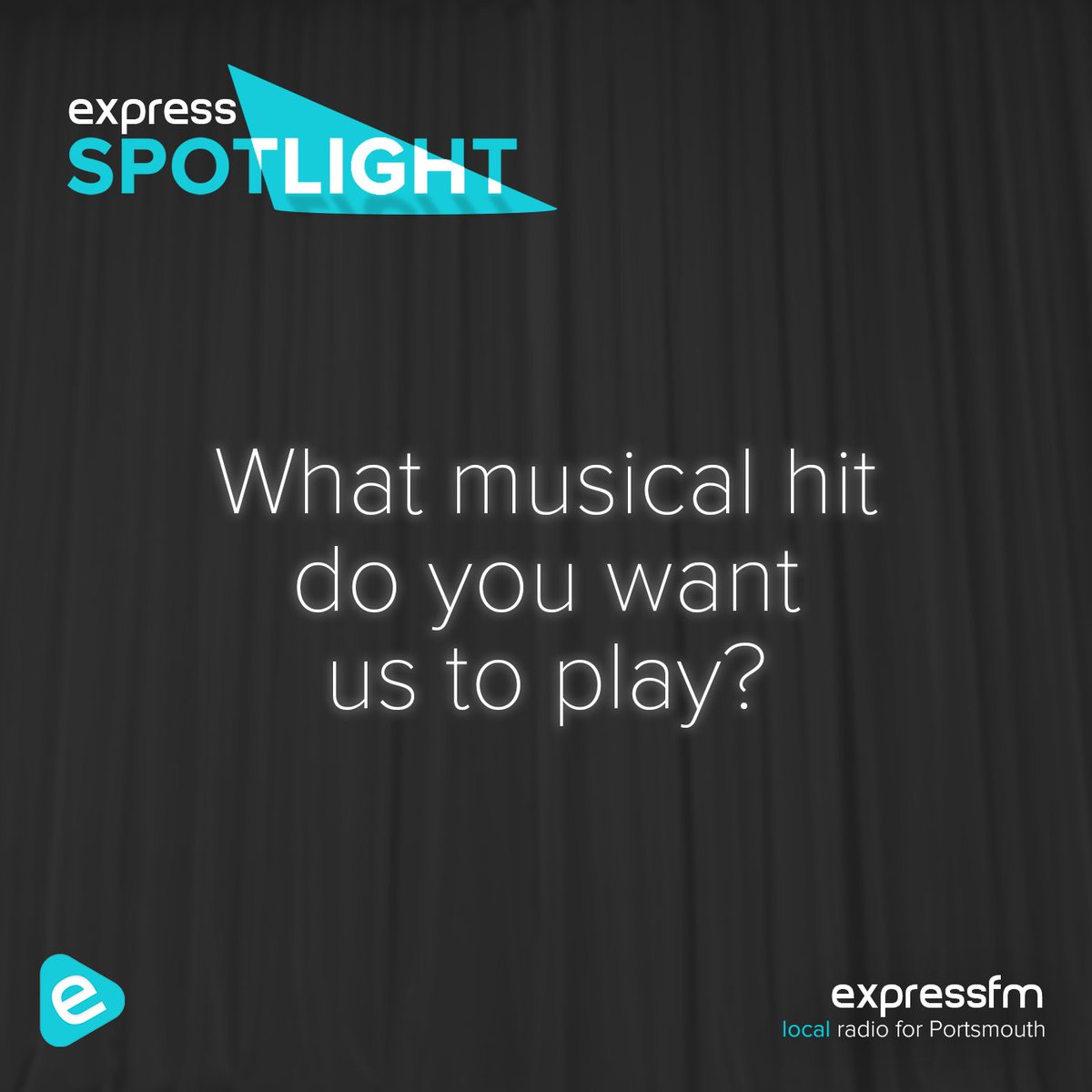 ExpSpotlight's tweet image. It's #RequestWeek on #ExpressSpotlight. What song should we pop into the script this week? 

🎭 Just great songs from the stage and screen from 4pm with @immasonjordan - Ask your Smart Speaker to "Play Express FM" 🗣