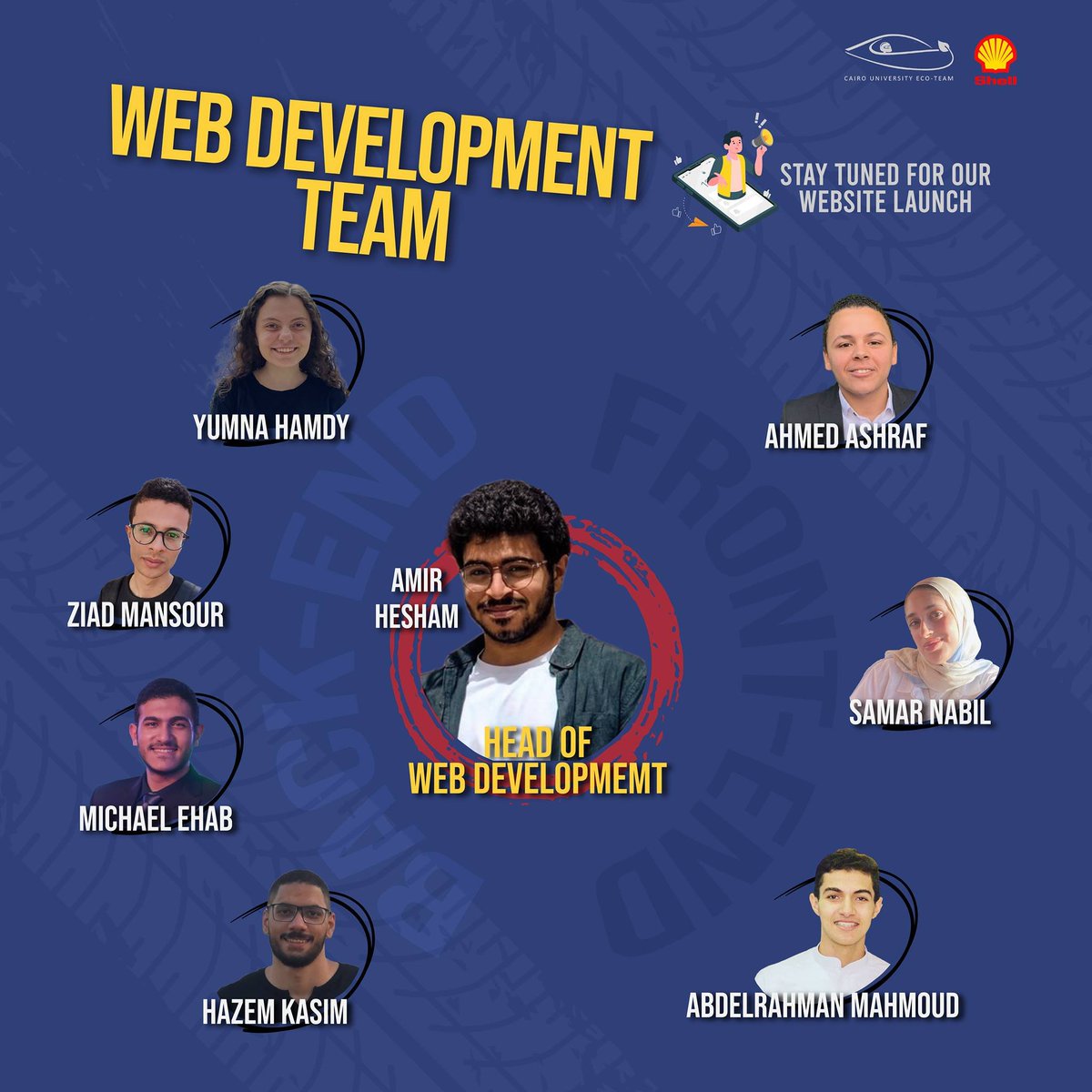 CUEcoRacingTeam's tweet photo. Announcing the launch of our official website is just a few steps away, so we enthusiastically present our WEB DEVELOPMENT TEAM. 💻🥳
Say hi to our web-dev head and members !!❤✨
#ecoracingteam #cuert #shellecomarathon #Shell #ecoracing https://t.co/9vnN9pG7Sm