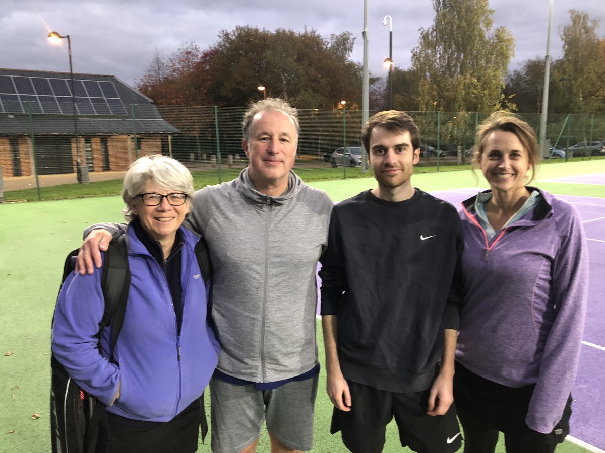 <a href="/TottonTennis/">Totton & Eling Tennis Centre</a> Great afternoons tennis with our mixed C team against Portswood yesterday. Thanks to Ali Sheila and Dom for joining me. Look forward to the next one 👍🎾